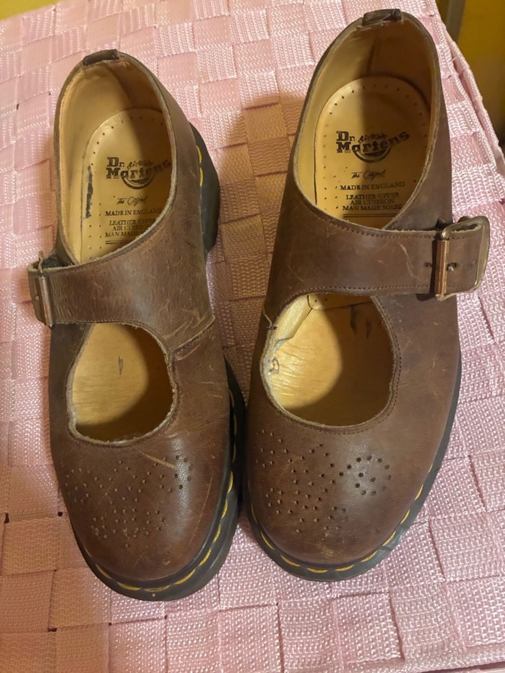 Sold
Dr. Martens Brown Leather Mary Jane Flats with Strap